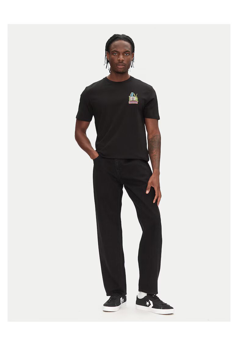 Volcom Tricou barbati negru - bumbac