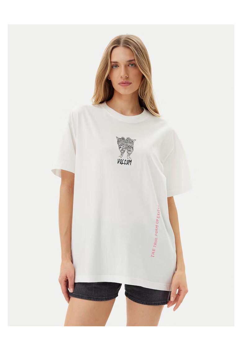 Volcom Tricou dama alb - din bumbac