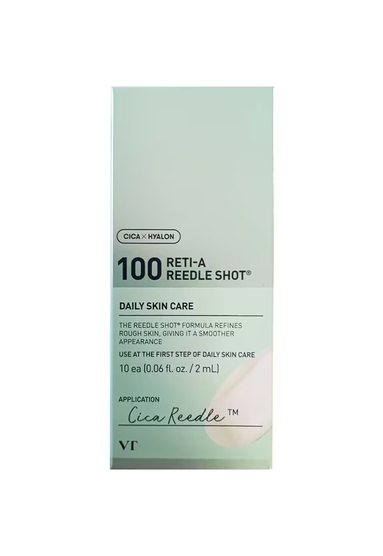 VT Cosmetics 100 Reti-A Reedle Shot Ser de fata cu micro ace 2ml x 10 buc