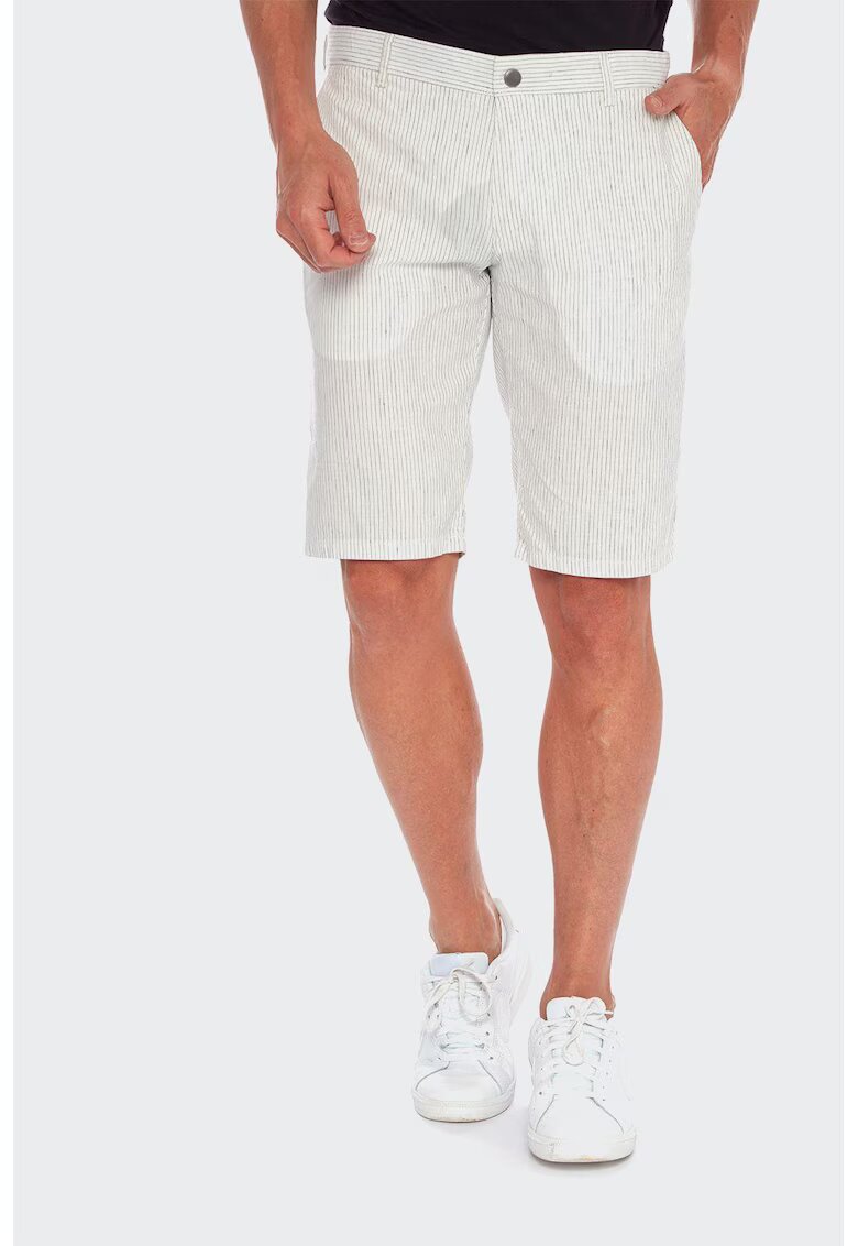 W Wegener Pantaloni barbati B-Lucky 5690 alb - Alb