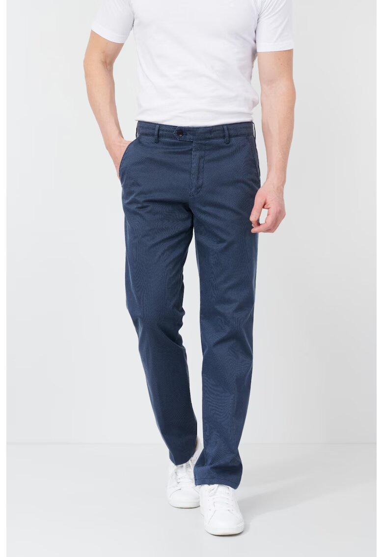 W Wegener Pantaloni barbati Eton 5513 bleumarin - Albastru