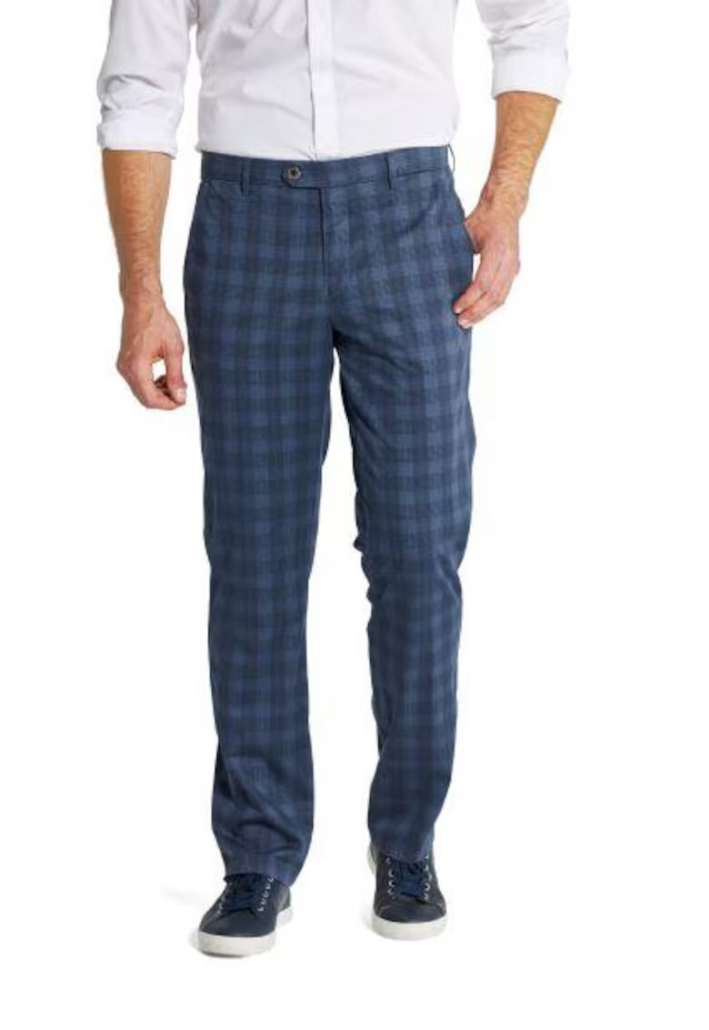 W Wegener Pantaloni barbati - Eton 5516 - albastru - Albastru