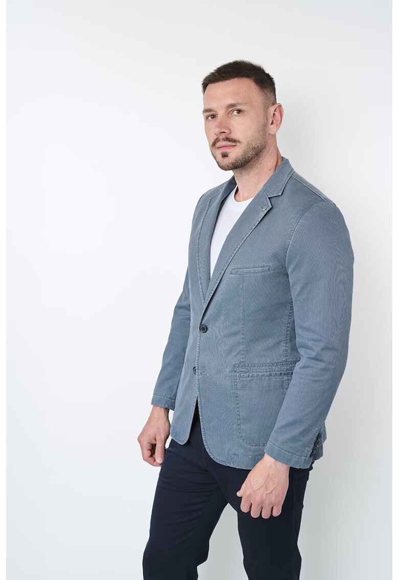 W Wegener Sacou barbati Jacket Kenny 54034 - Albastru