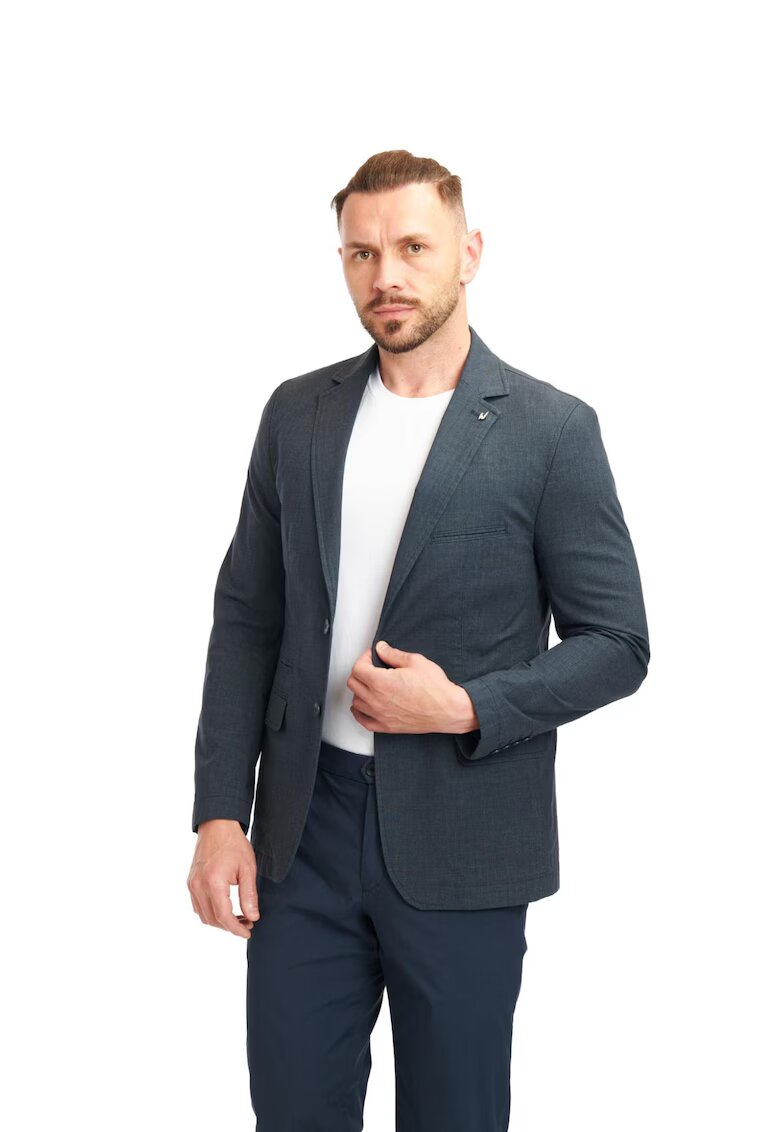W Wegener Sacou barbati Nelson 5617 albastru - XS
