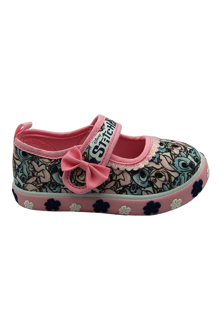Walt Disney Pantofi casual cu model cu desene - Roz/Albastru deschis