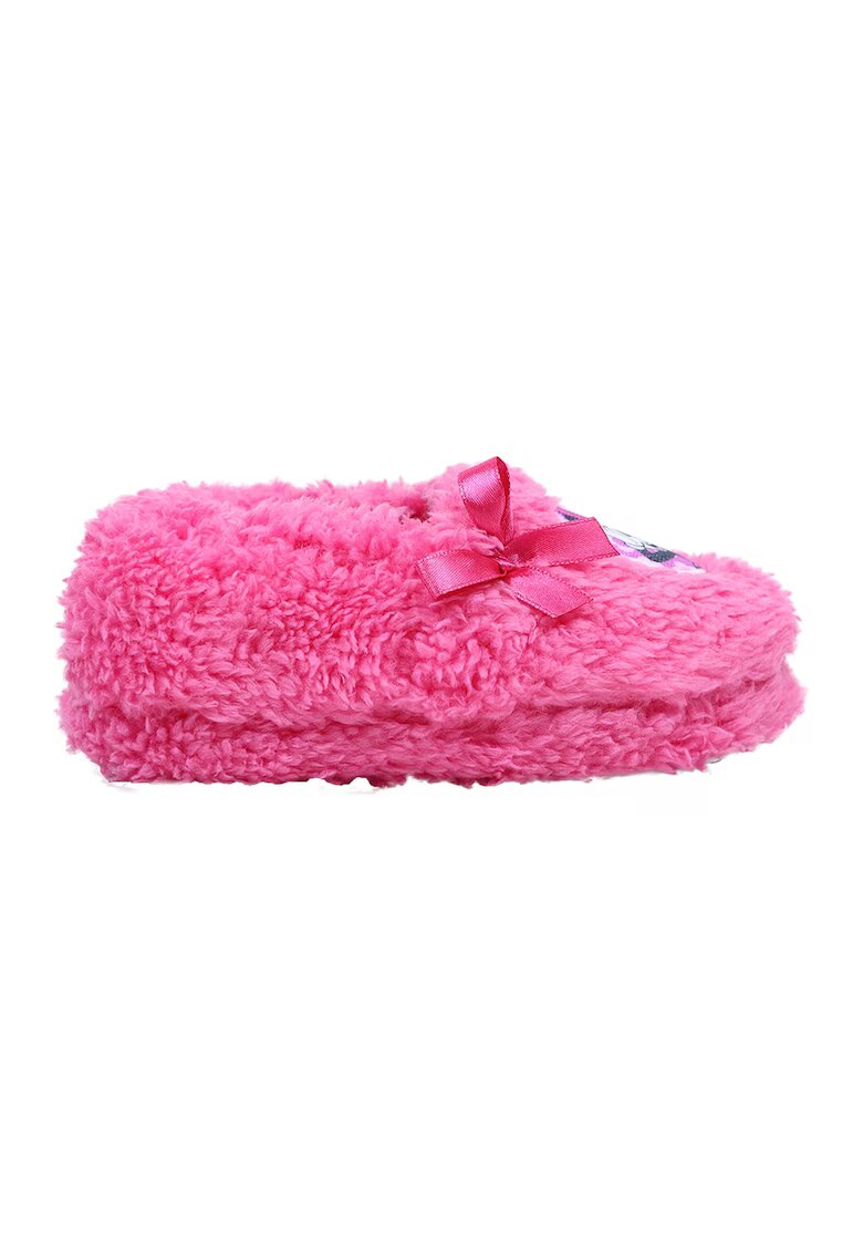 Walt Disney Papuci de casa cu aplicatie Minnie Mouse - Fucsia