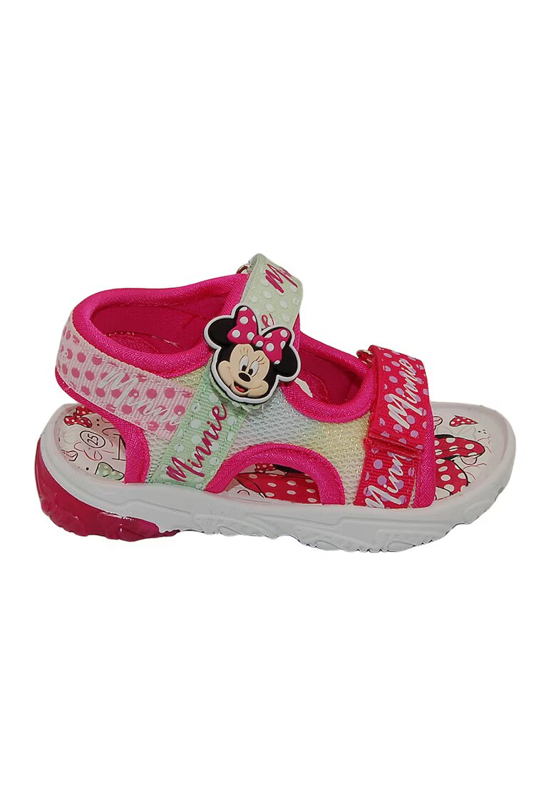 Walt Disney Sandale cu LED-uri Minnie Mouse - Alb/Roz