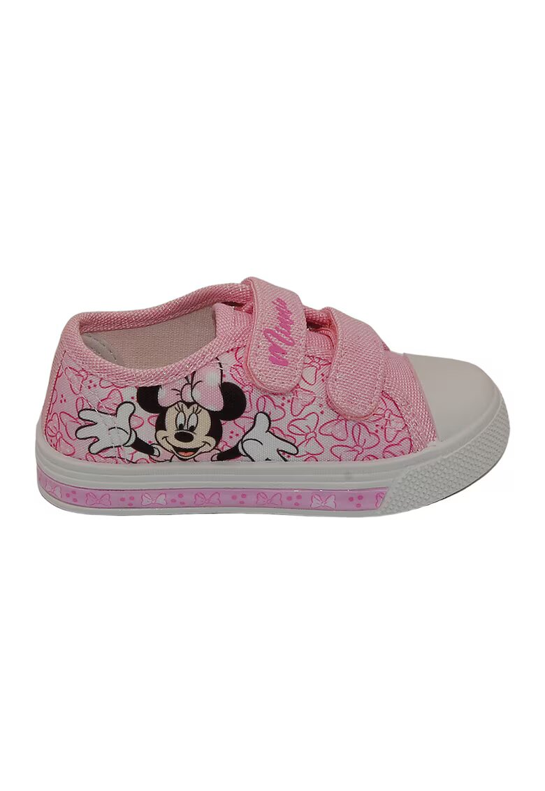 Walt Disney Tenisi cu LED-uri Minnie Mouse - Alb/Negru/Roz