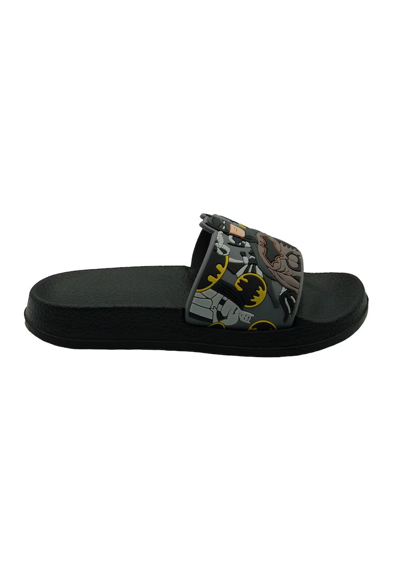 Warner Bros Papuci cu model Batman - Negru/Gri