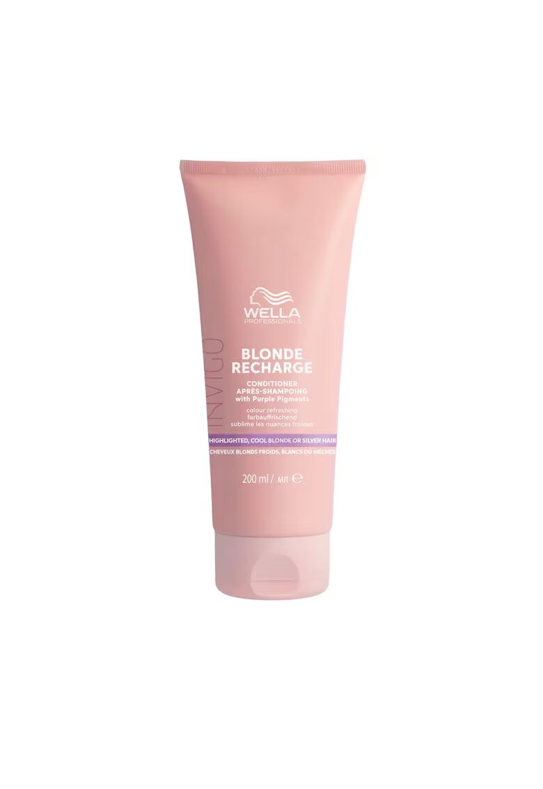 Wella Care Professional Balsam Wella Professionals Invigo Blonde Recharge pentru neutralizarea tonurilor de galben - 200 ml
