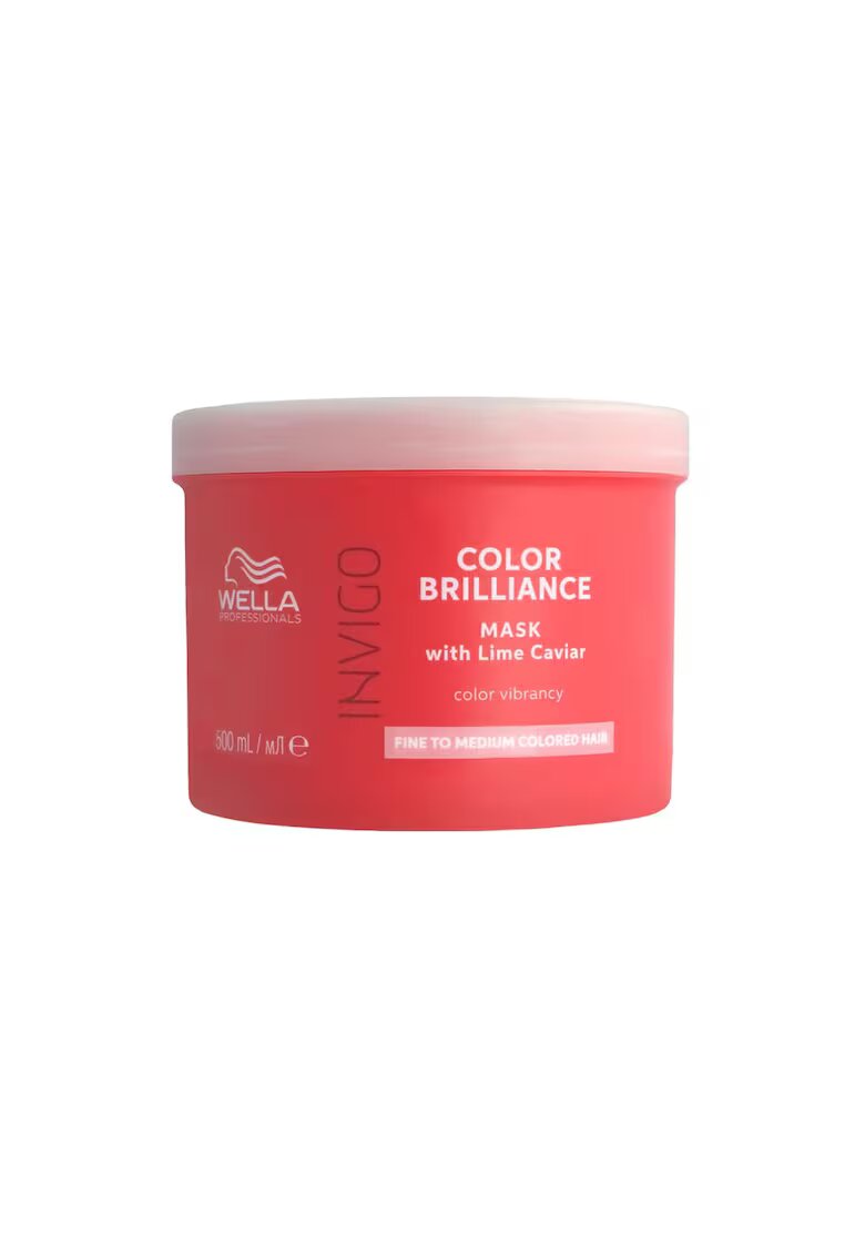 Wella Care Professional Masca Wella Professionals Invigo Color Brilliance Fine/Normal pentru par vopsit cu fir subtire/normal - 500 ml