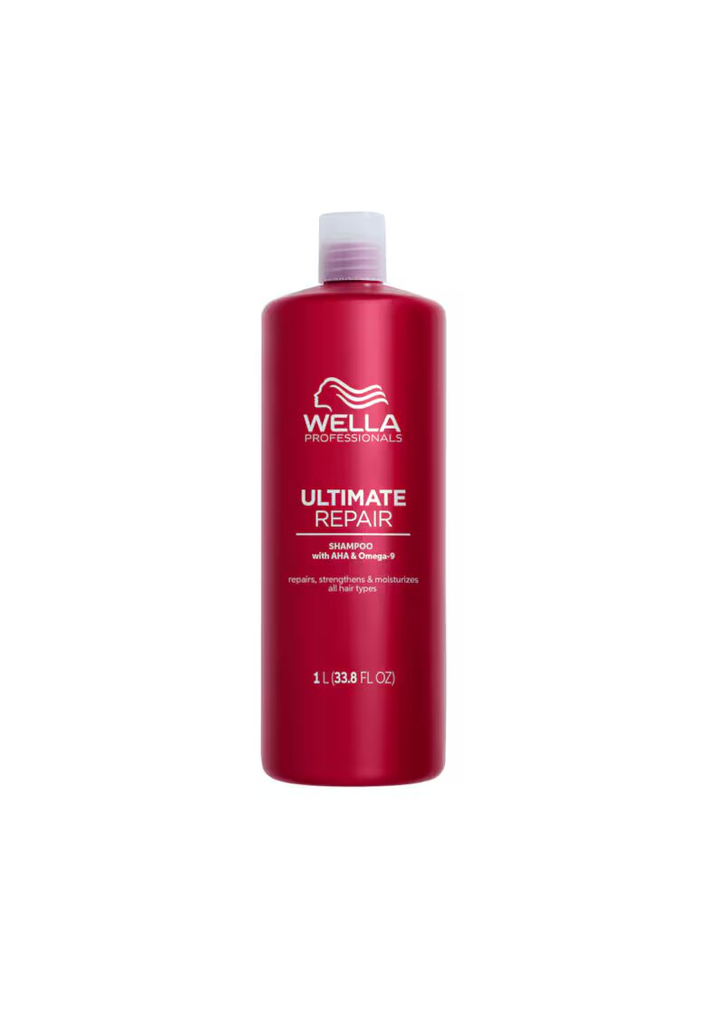 Wella Care Professional Sampon reparator si hranitor cu AHA & Omega 9 pentru par deteriorat - Pasul 1 Wella Professionals Ultimate Repair - 1000 ml