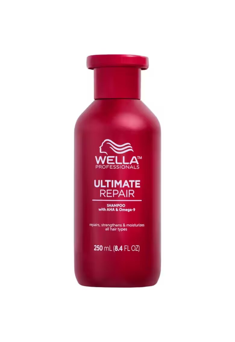Wella Care Professional Sampon reparator si hranitor cu AHA & Omega 9 pentru par deteriorat - Pasul 1 Wella Professionals Ultimate Repair - 250 ml
