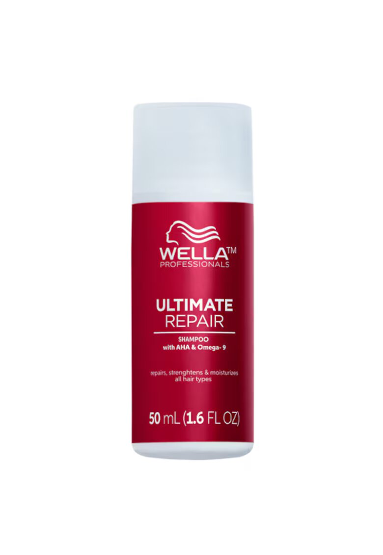 Wella Care Professional Sampon reparator si hranitor cu AHA & Omega 9 pentru par deteriorat - Pasul 1 Wella Professionals Ultimate Repair - 50 ml