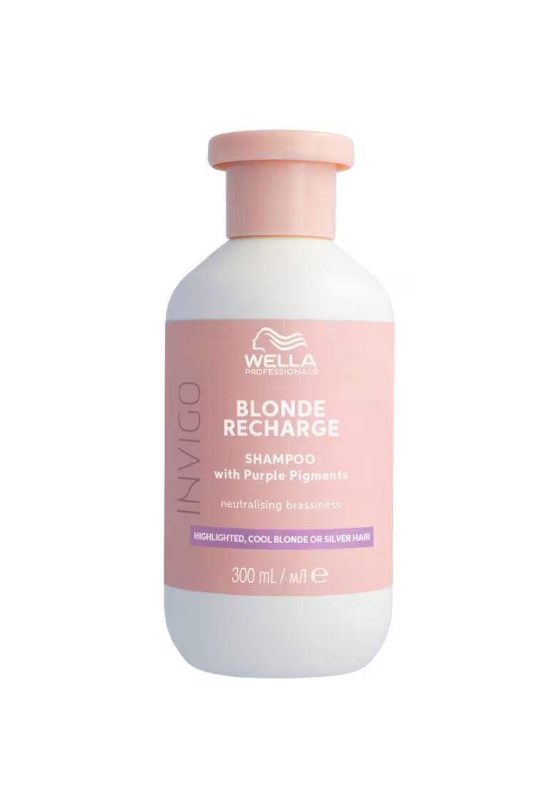 Wella Care Professional Sampon Wella Professionals Invigo Blonde Recharge pentru neutralizarea tonurilor de galben - 300 ml