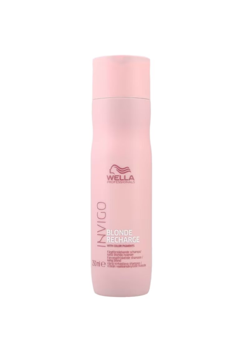 Wella Care Professional Sampon Wella Professionals Invigo Color Recharge Cool Blonde pentru neutralizarea tonurilor de galben - 250 ml