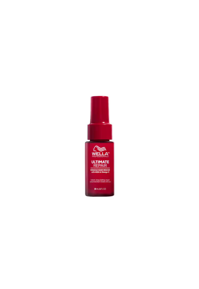 Wella Care Professional Ser tratament de reparare in 90 de secunde cu AHA & Omega 9 pentru par deteriorat - Pasul 3 Wella Professionals Ultimate Repair Miracle Rescue - 30 ml