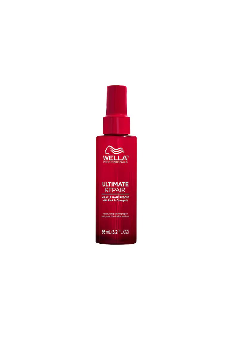 Wella Care Professional Ser tratament de reparare in 90 de secunde cu AHA & Omega 9 pentru par deteriorat - Pasul 3 Wella Professionals Ultimate Repair Miracle Rescue - 95 ml