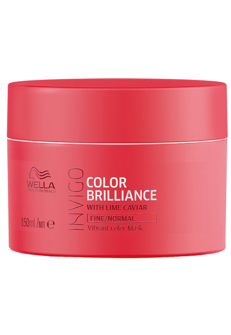 Wella Professionals Masca de par Invigo Color Brilliance Fine/Normal pentru par vopsit cu structura subtire/normala - 150 ml