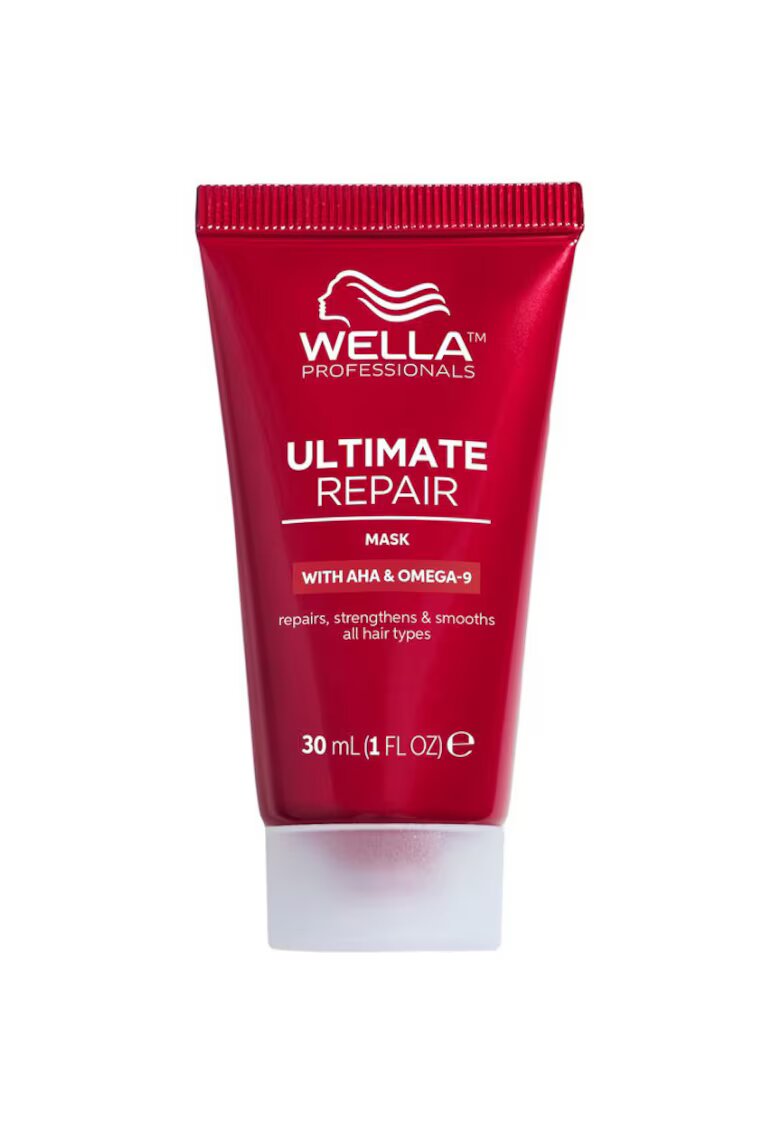 Wella Professionals Masca de reparare intensiva cu AHA & Omega 9 pentru par deteriorat - Ultimate Repair Mask - 30 ml