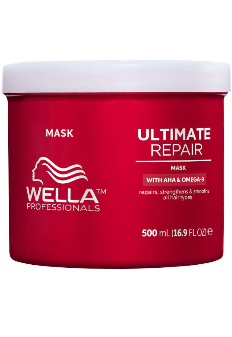 Wella Professionals Masca de reparare intensiva cu AHA & Omega 9 pentru par deteriorat - Ultimate Repair Mask - 500 ml