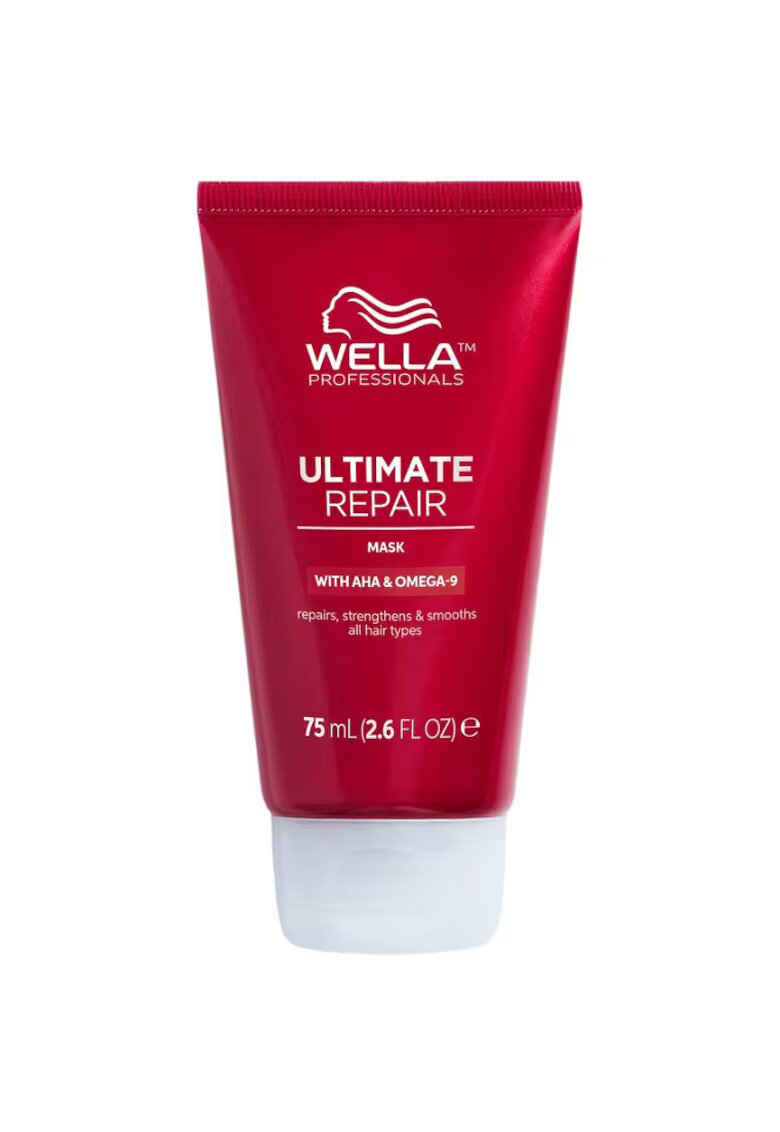 Wella Professionals Masca de reparare intensiva cu AHA & Omega 9 pentru par deteriorat - Ultimate Repair Mask - 75 ml