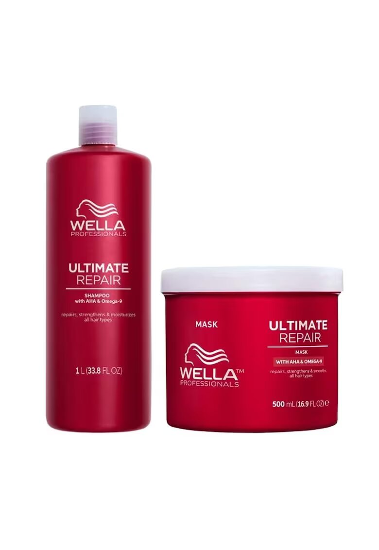 Wella Professionals Pachet Ultimate Repair – Sampon 1000 ml + Masca 500 ml