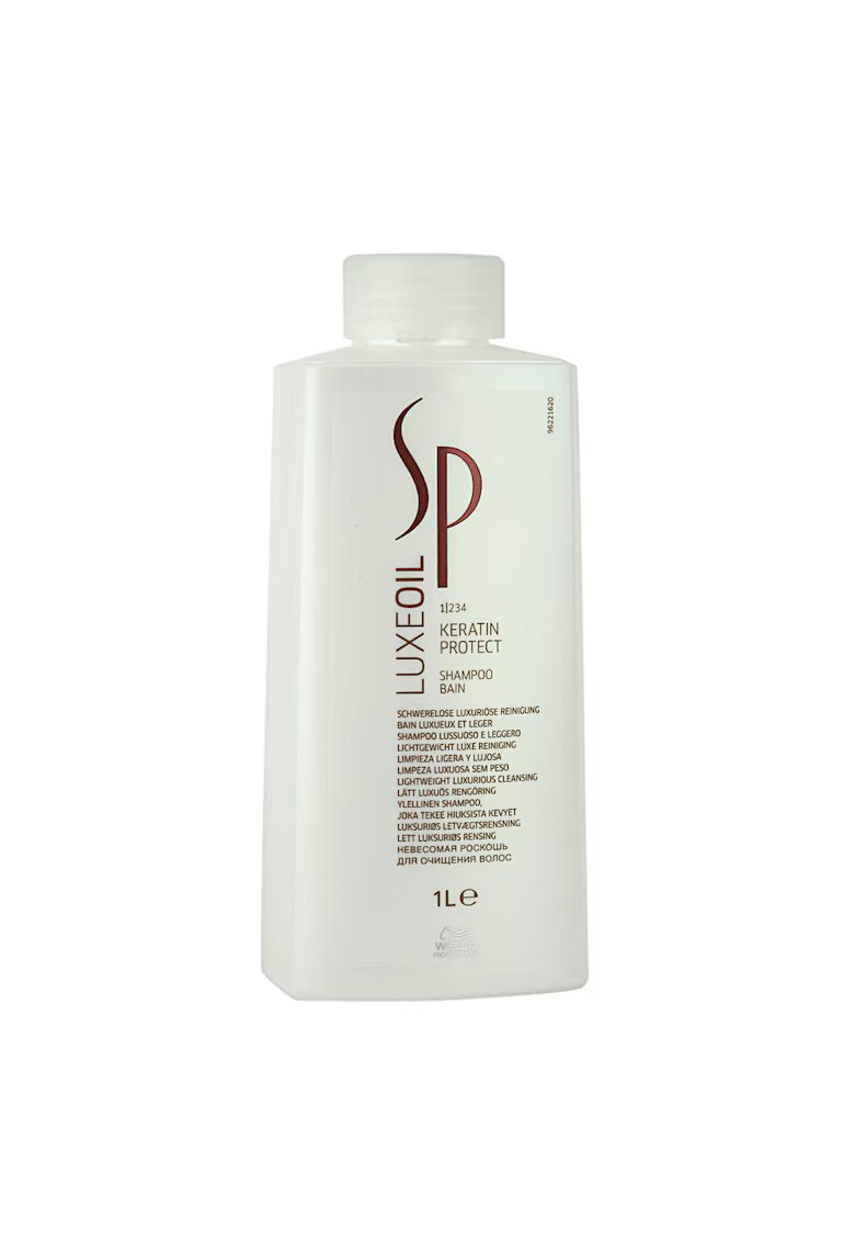 Wella Professionals Sampon SP LuxeOil Keratin Protect pentru par deteriorat - 1000 ml