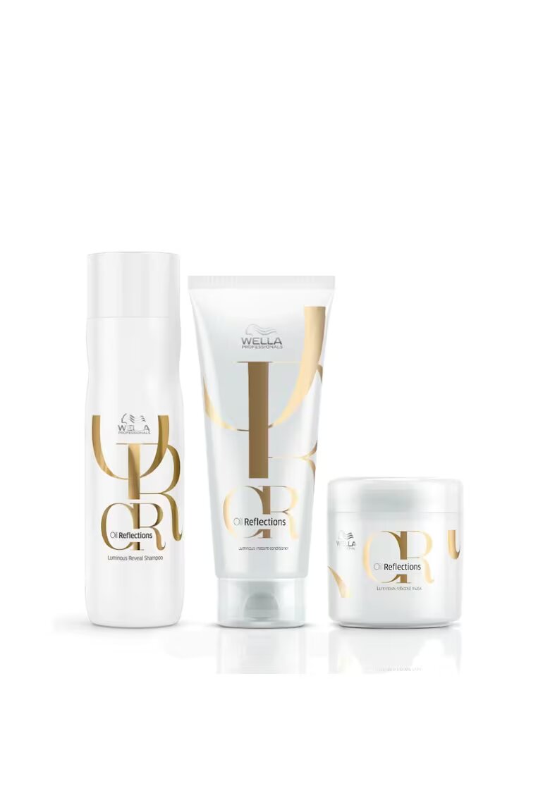 Wella Professionals Set pentru Stralucire Oil Reflections - Sampon 250 ml - Balsam 200 ml - Masca 150 ml