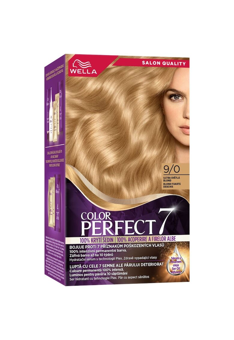 Wella Vopsea de par permanenta Color Perfect - 135ml - Blond Foarte Deschis 9/0