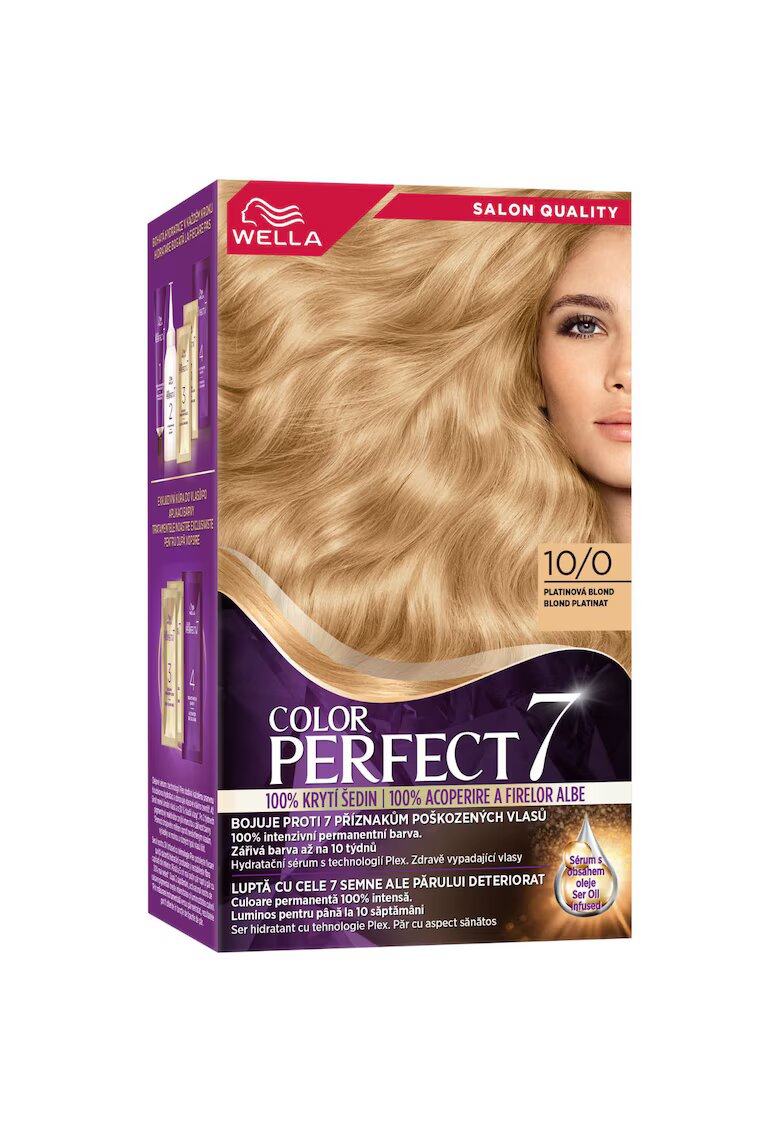 Wella Vopsea de par permanenta Color Perfect - 135ml - Blond Platinat 10/0