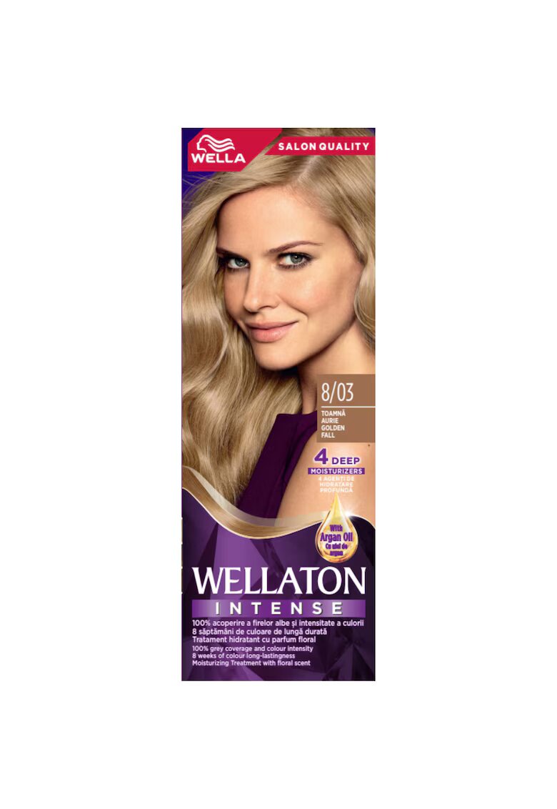 Wella Vopsea de par permanenta ton - 110 ml - Toamna aurie 8/03