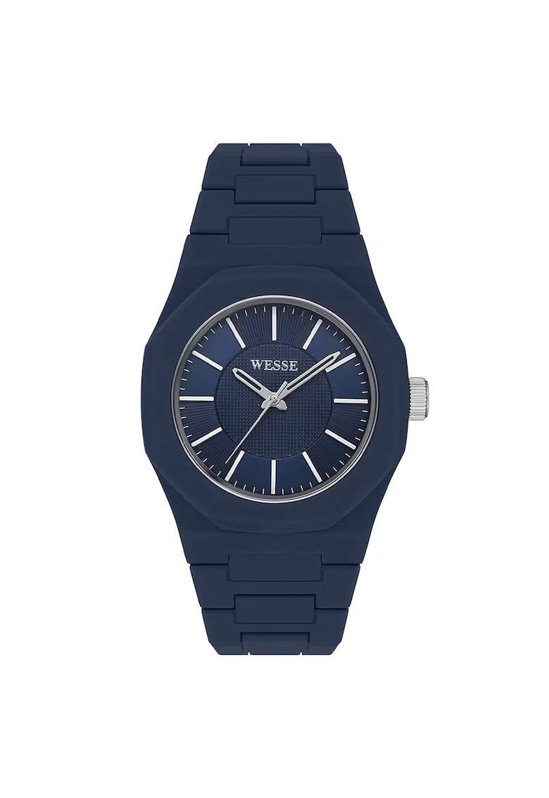 Wesse Ceas barbatesc 41mm - mecanism quartz - curea plastic - Navy