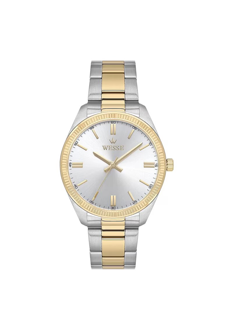 Wesse Ceas barbatesc WWG210306 - 41mm - curea metalizata aurie - mecanism quartz - rezistenta la apa 5 ATM