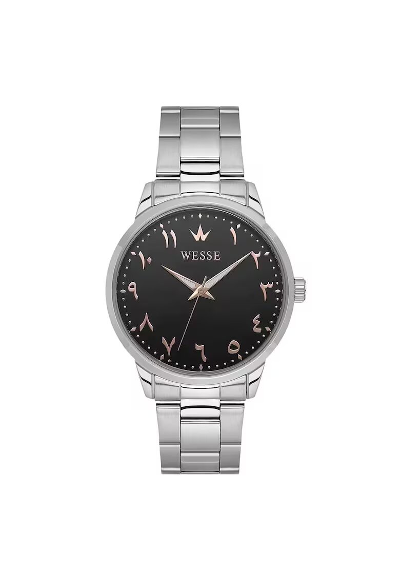 Wesse Ceas barbati WWG210705 - quartz - otel - gri - 41x46mm - 5 ATM