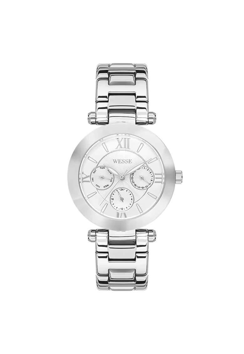Wesse Ceas dama model WWL101107 - otel - 5 ATM - argintiu - 36 mm