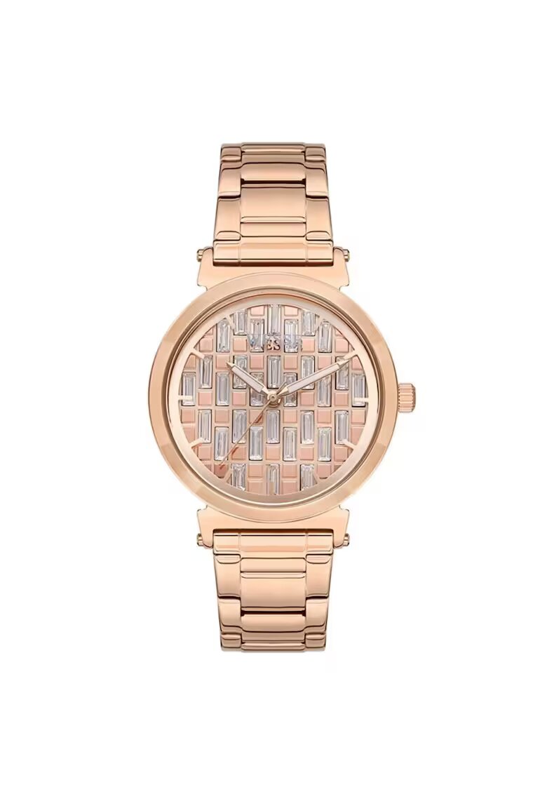 Wesse Ceas dama WWL109802 - 38mm - curea otel - roz-auriu - rezistent la apa 5 ATM