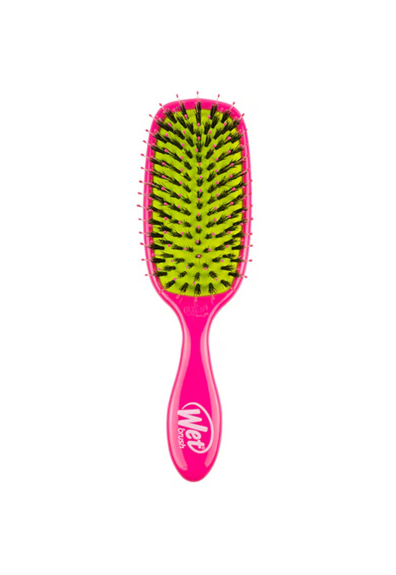 Wet Brush Perie de par Shine Enhancer pentru stralucire - Roz