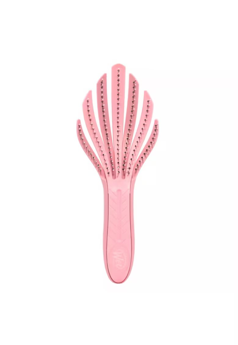 Wet Brush Perie pentru par cret Wetbrush Go Green - Roz