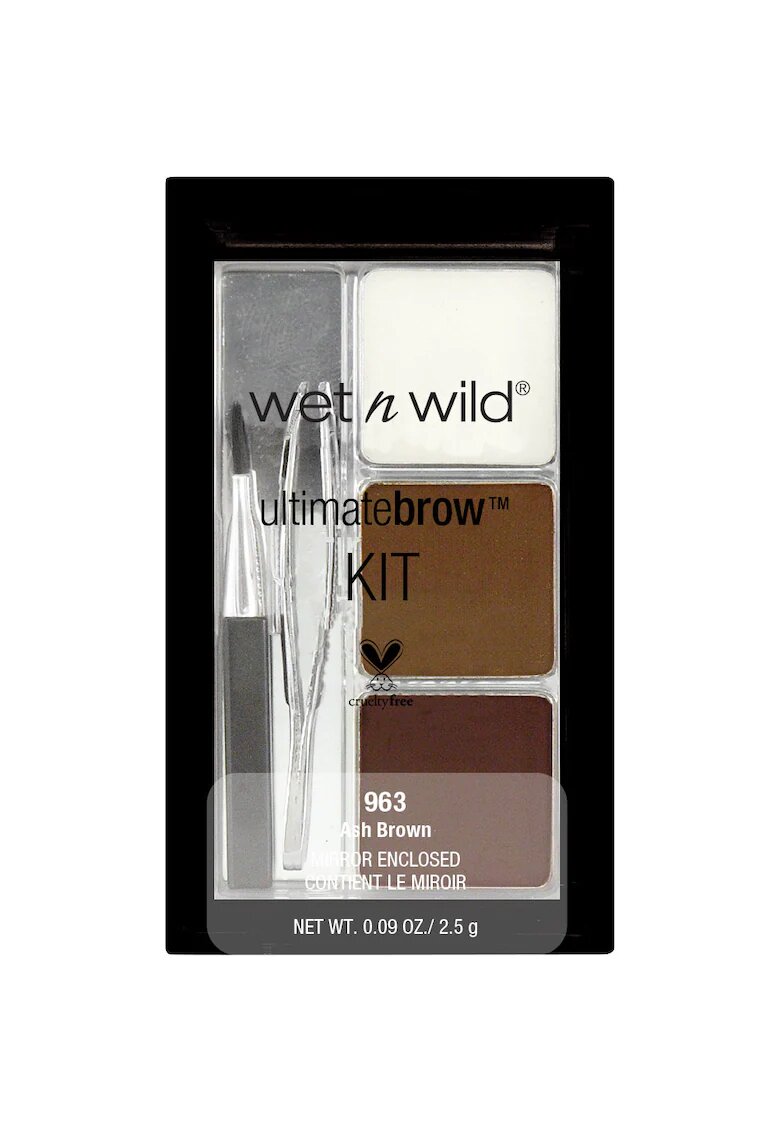 WET N WILD Paleta de sprancene Ultimate Brow Kit Ash Brown 2.5g