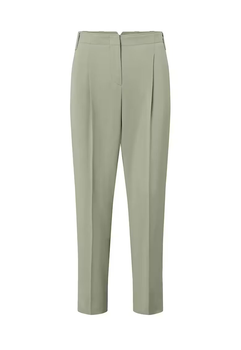 Windsor Pantaloni regular fit cu talie înaltă WD1 - Verde