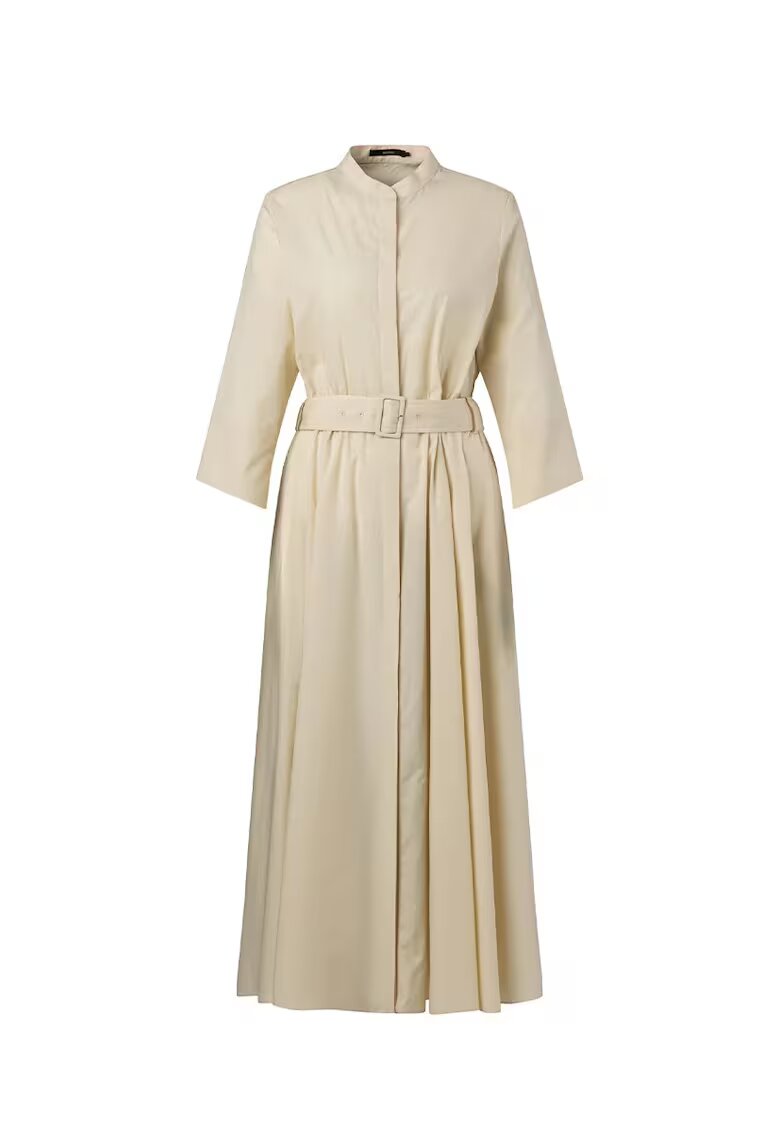 Windsor Rochie midi cu o curea in talie - Crem