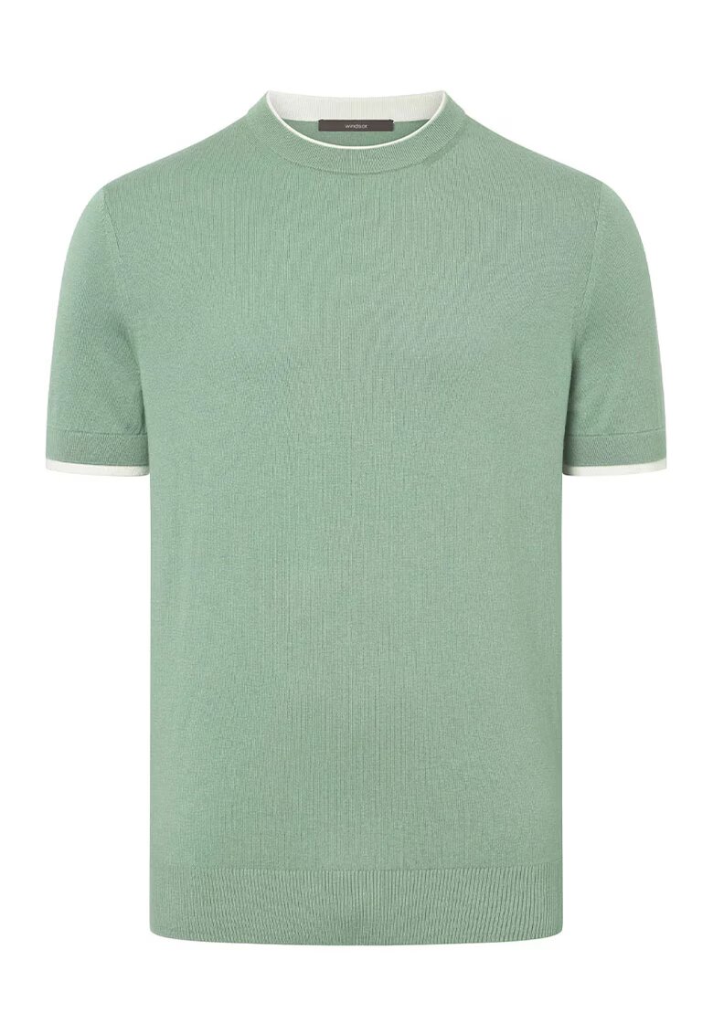 Windsor Tricou regular fit cu guler rotund 30044681 - Albastru inchis