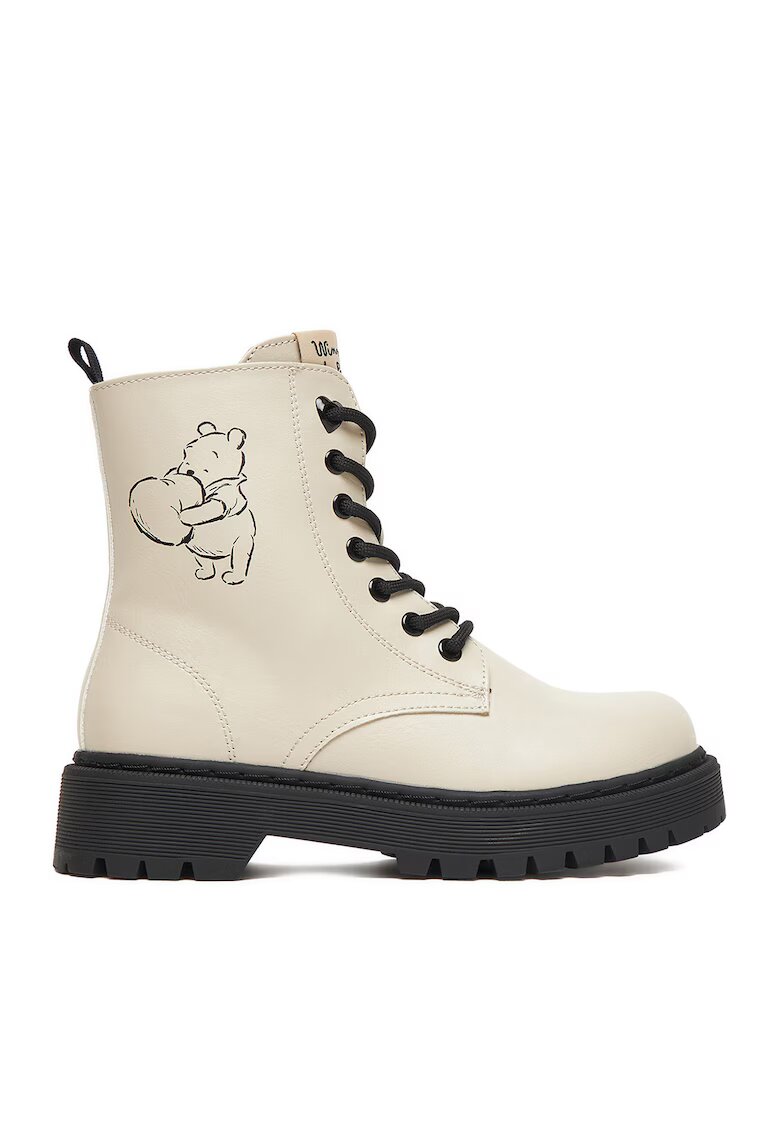 Winnie The Pooh Ghete copii - bej - sintetic