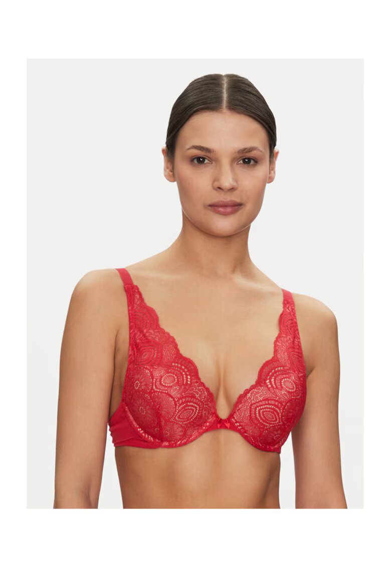 Wonderbra Sutien dama - 305314048 - Poliamida/Poliester - Negru - Negru