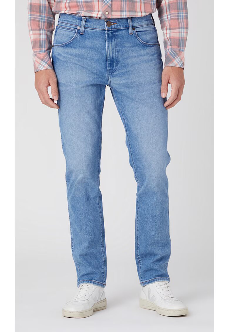 Wrangler Blugi barbatesti Larston COOL - bumbac/poliester/elastan - albastru - Albastru