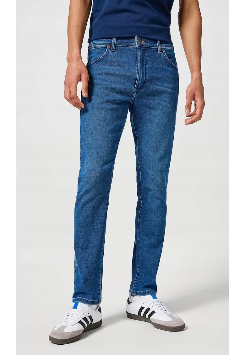 Wrangler Blugi barbatesti Larston Gavin - bumbac/poliester/viscoza - albastru
