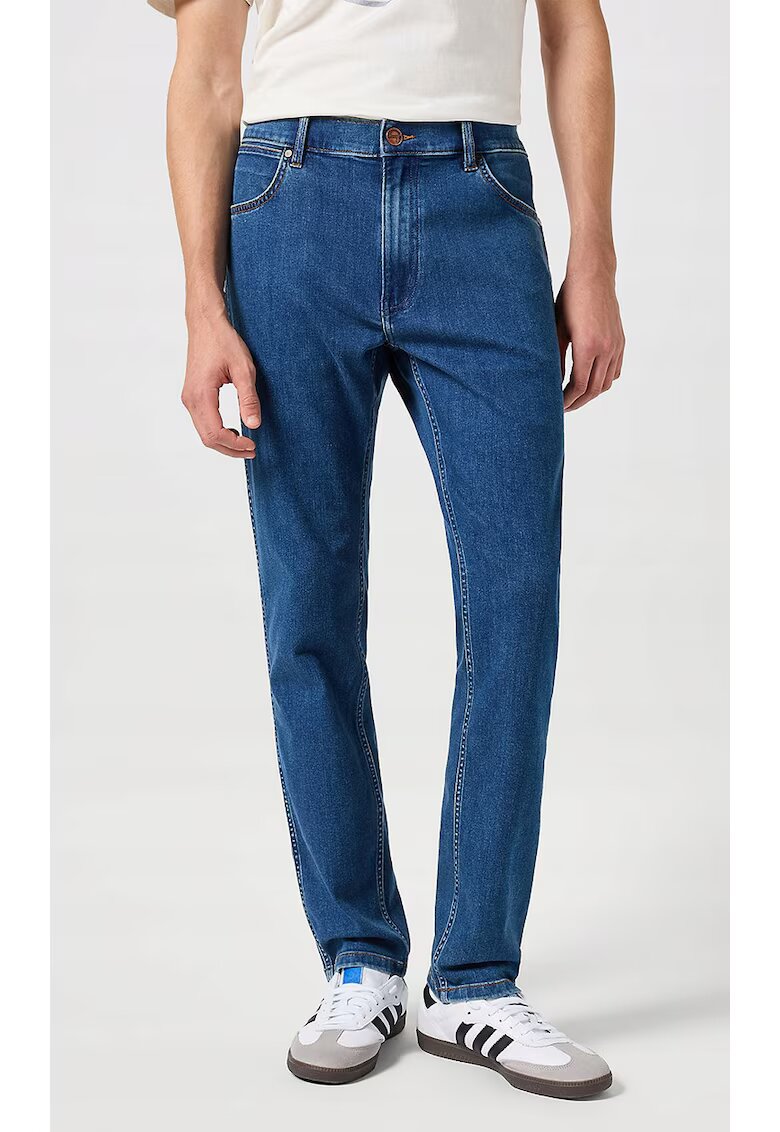Wrangler Blugi barbatesti River bumbac/poliester/elastan - albastru - Albastru