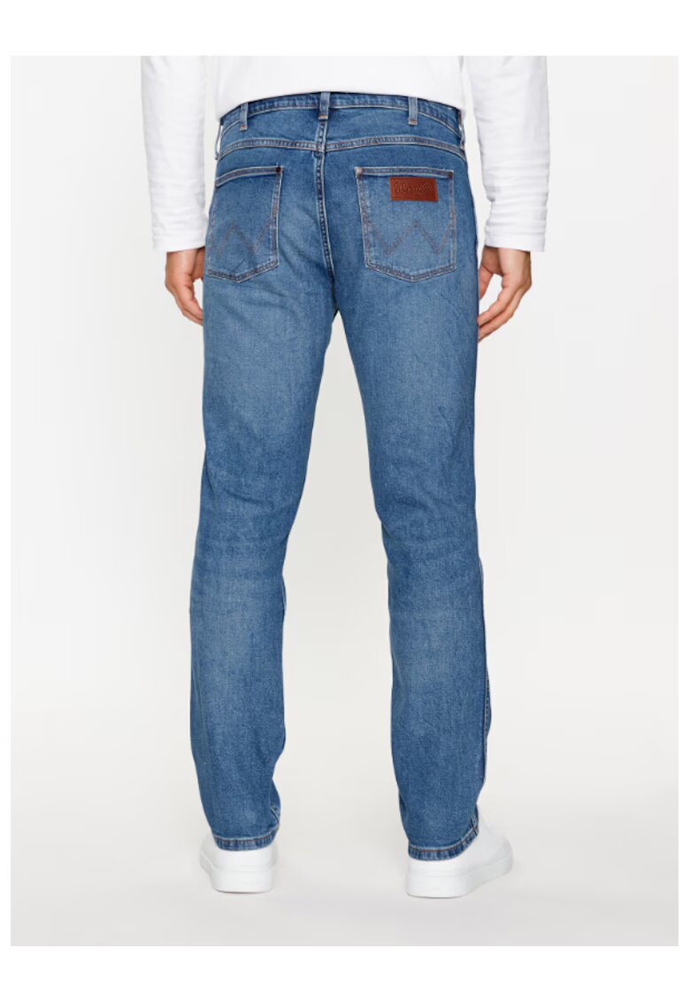 Wrangler Blugi barbati - 303284596 - Bumbac - Albastru