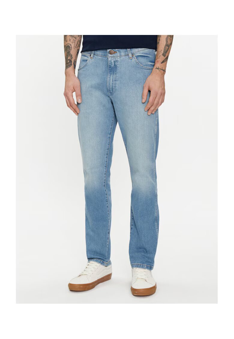 Wrangler Blugi barbati - 303594602 - Bumbac - Albastru - Albastru